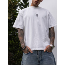 Oversize футболка з принтом