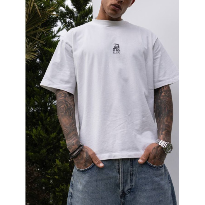 Oversize футболка з принтом