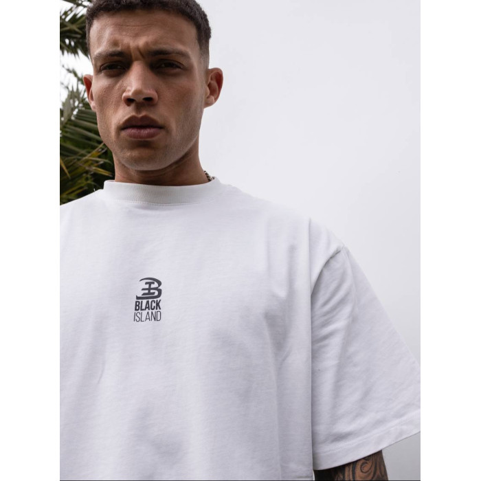 Oversize футболка з принтом