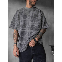 Oversize футболка з принтом