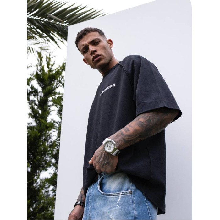 Oversize футболка з принтом