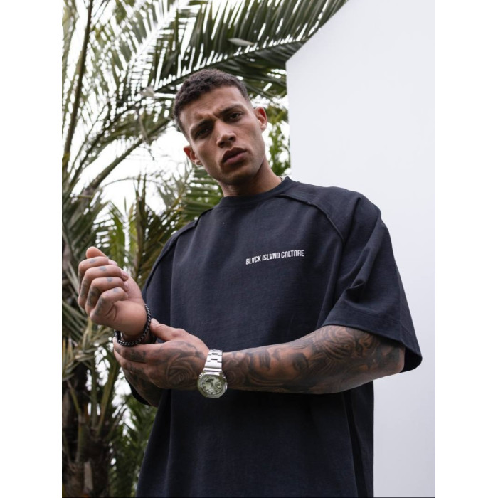 Oversize футболка з принтом