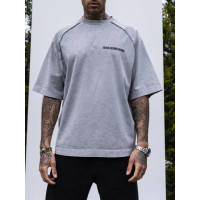 Oversize футболка з принтом