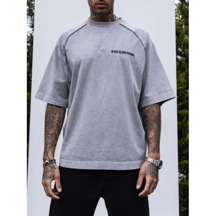 Oversize футболка з принтом
