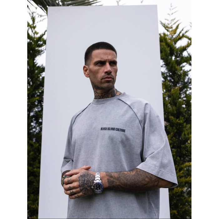 Oversize футболка з принтом