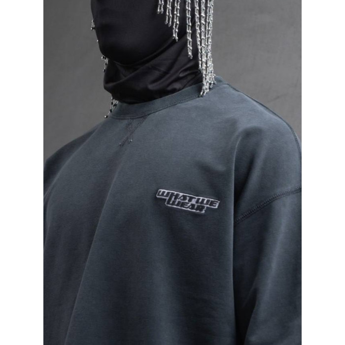 Oversize футболка з принтом