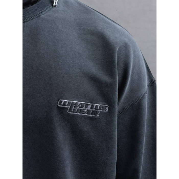 Oversize футболка з принтом