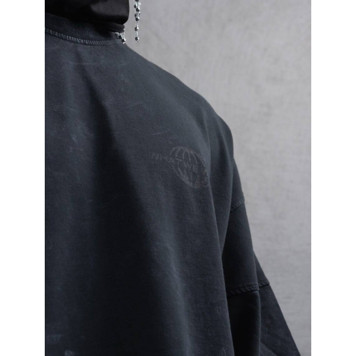 Oversize футболка з принтом