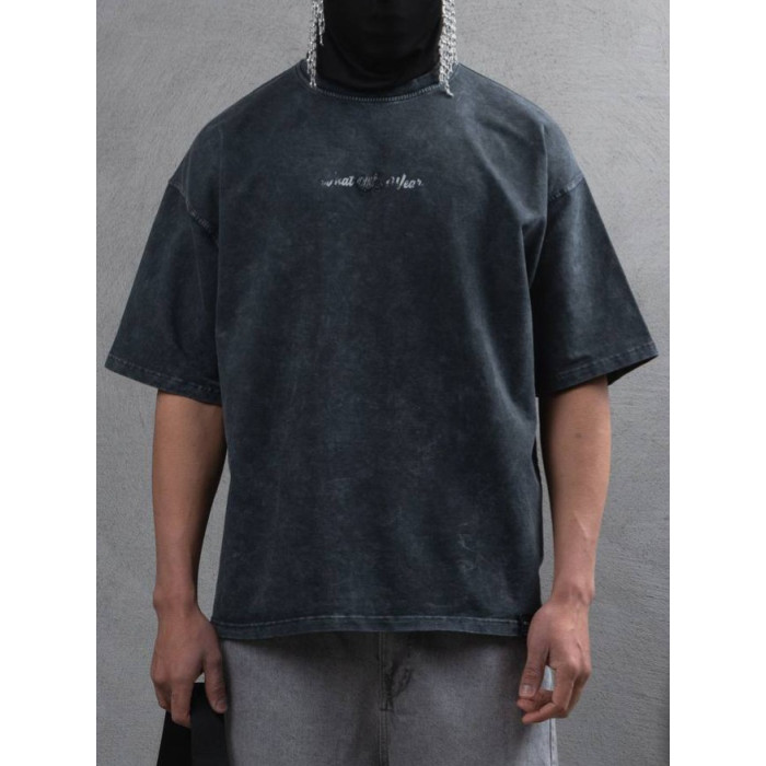 Oversize футболка з принтом