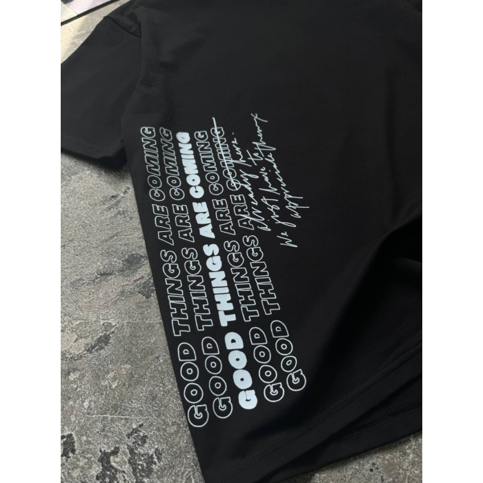 Oversize футболка з принтом