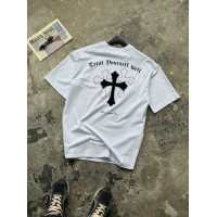 Oversize футболка з принтом