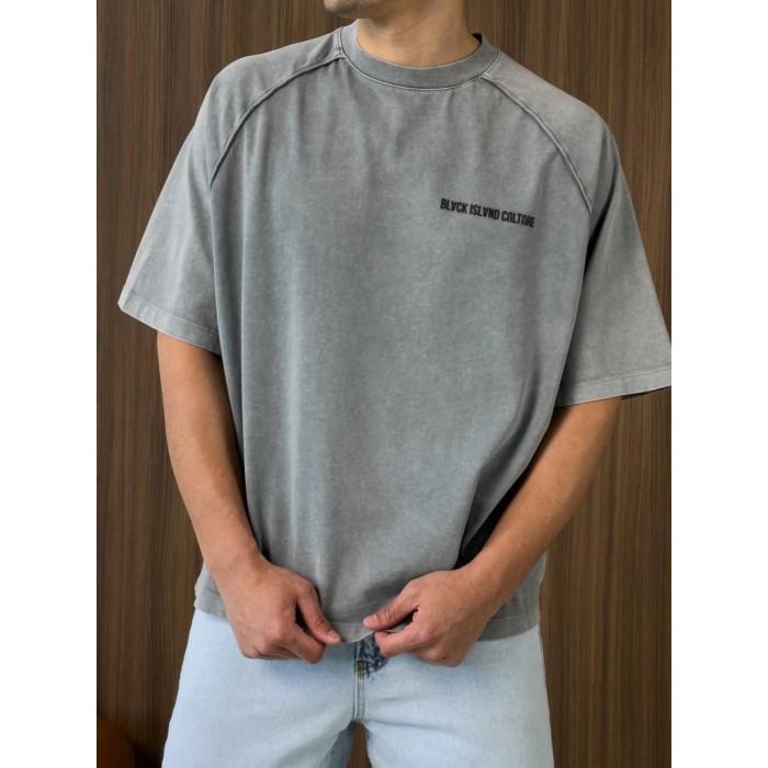 Oversize футболка з принтом