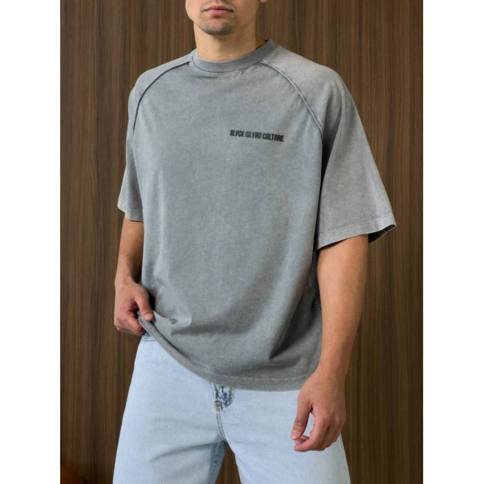 Oversize футболка з принтом