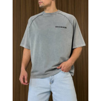 Oversize футболка з принтом