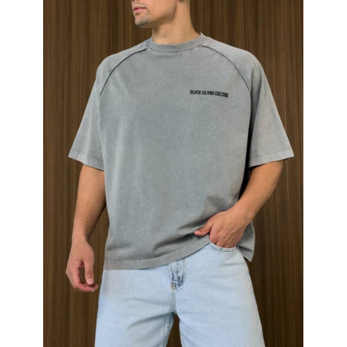 Oversize футболка з принтом