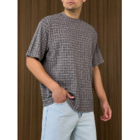 Oversize футболка з принтом