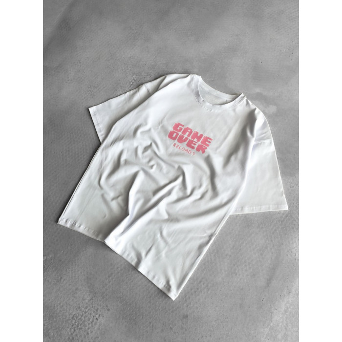 Oversize футболка з принтом