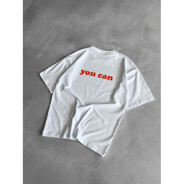 Oversize футболка з принтом