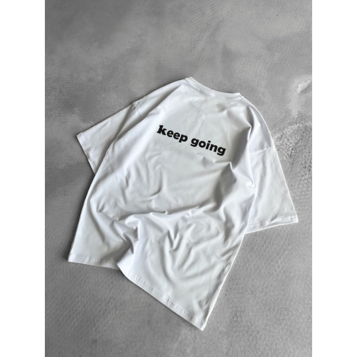 Oversize футболка з принтом