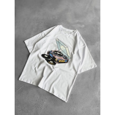Oversize футболка з принтом