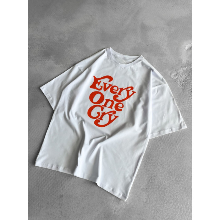Oversize футболка з принтом