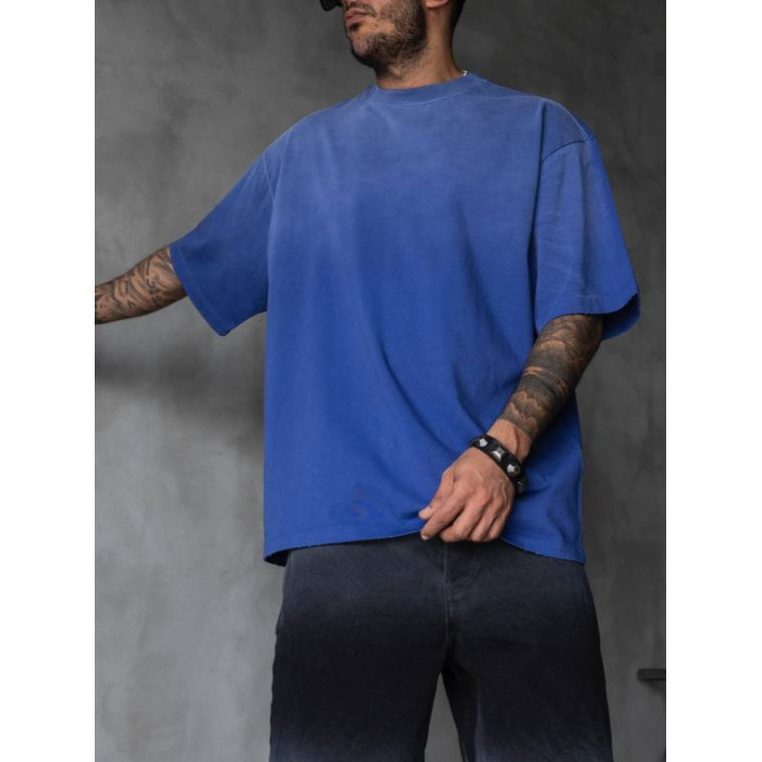 Oversize футболка з вивареної тканини
