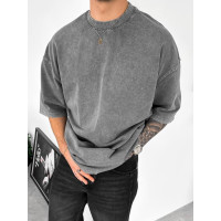 Oversize футболка з вивареної тканини