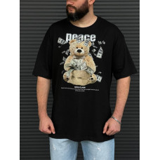 Oversize футболка з принтом