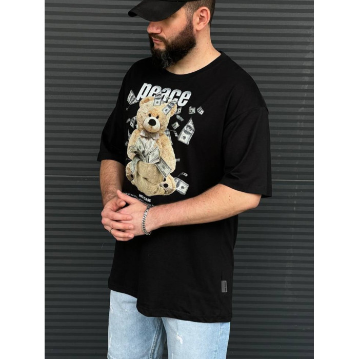 Oversize футболка з принтом