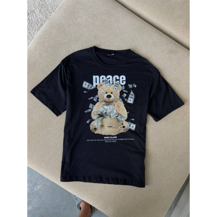 Oversize футболка з принтом