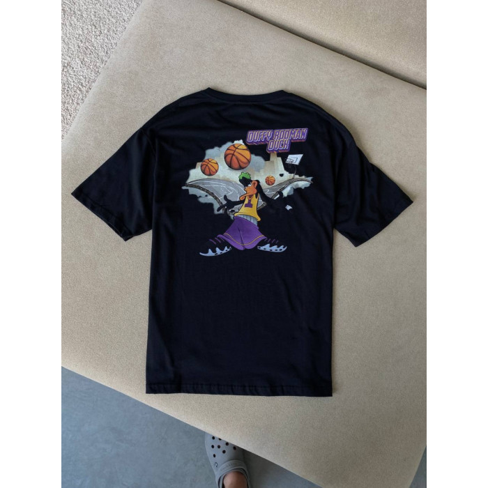 Oversize футболка з принтом