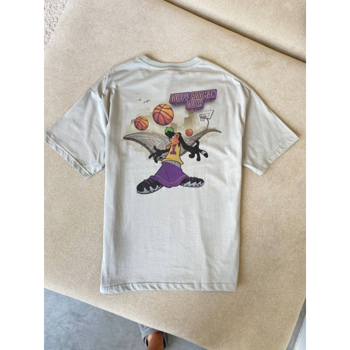 Oversize футболка з принтом