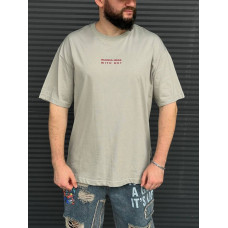Oversize футболка з принтом