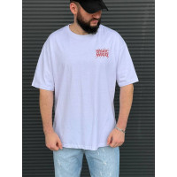 Oversize футболка з принтом