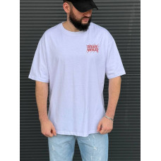 Oversize футболка з принтом