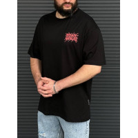 Oversize футболка з принтом