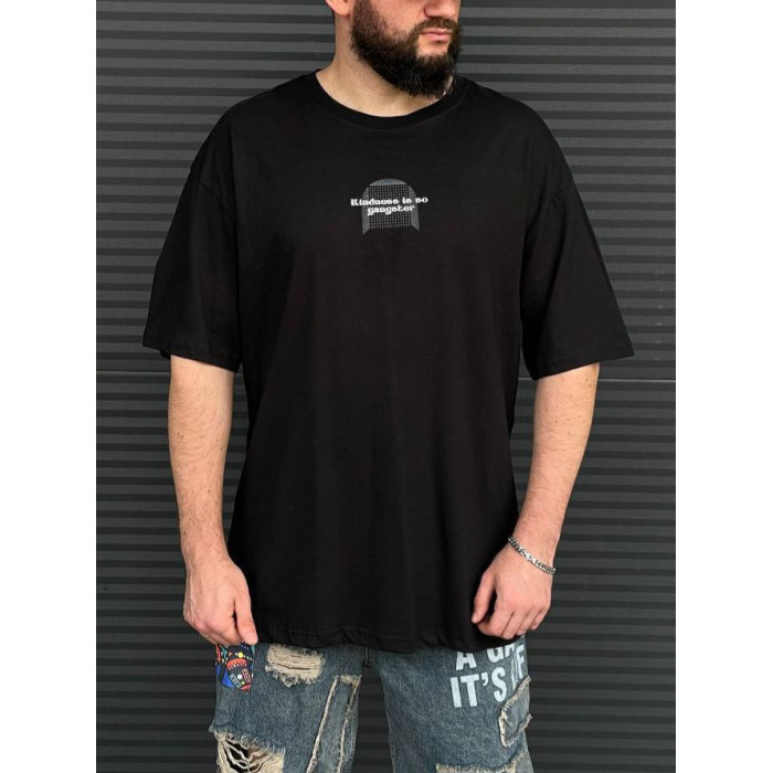 Oversize футболка з принтом