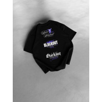 Oversize футболка з принтом