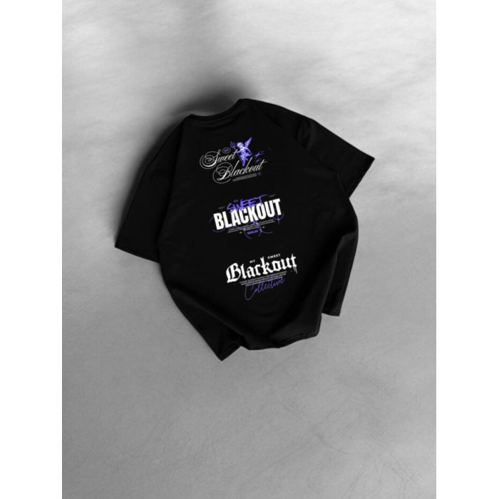 Oversize футболка з принтом