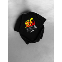 Oversize футболка з принтом