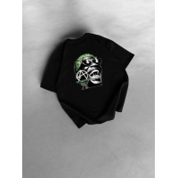 Oversize футболка з принтом