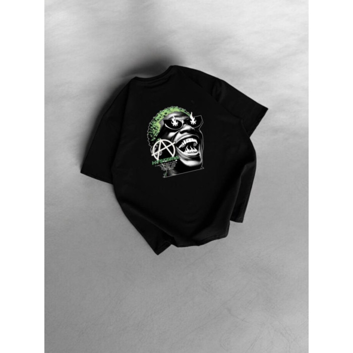 Oversize футболка з принтом