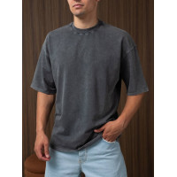 Oversize футболка з вивареної тканини