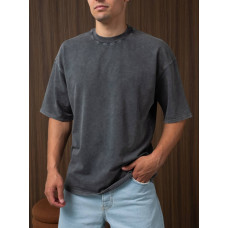 Oversize футболка з вивареної тканини
