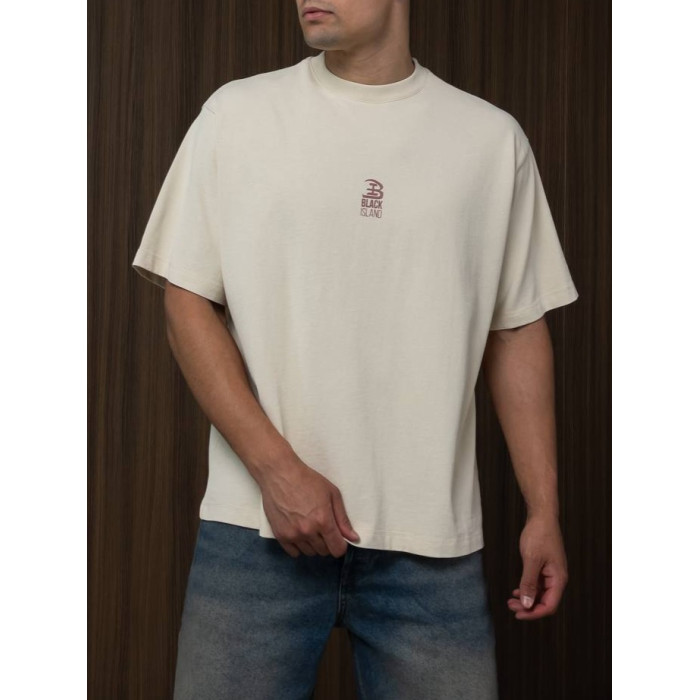 Oversize футболка з принтом