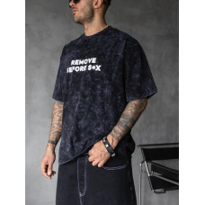 Oversize футболка з принтом