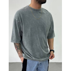 Oversize футболка з вивареної тканини