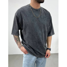 Oversize футболка з вивареної тканини