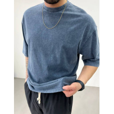 Oversize футболка з вивареної тканини