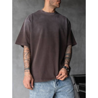 Oversize футболка з вивареної тканини